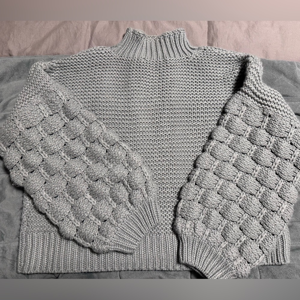 Gorgeous Grey Knit Sweater